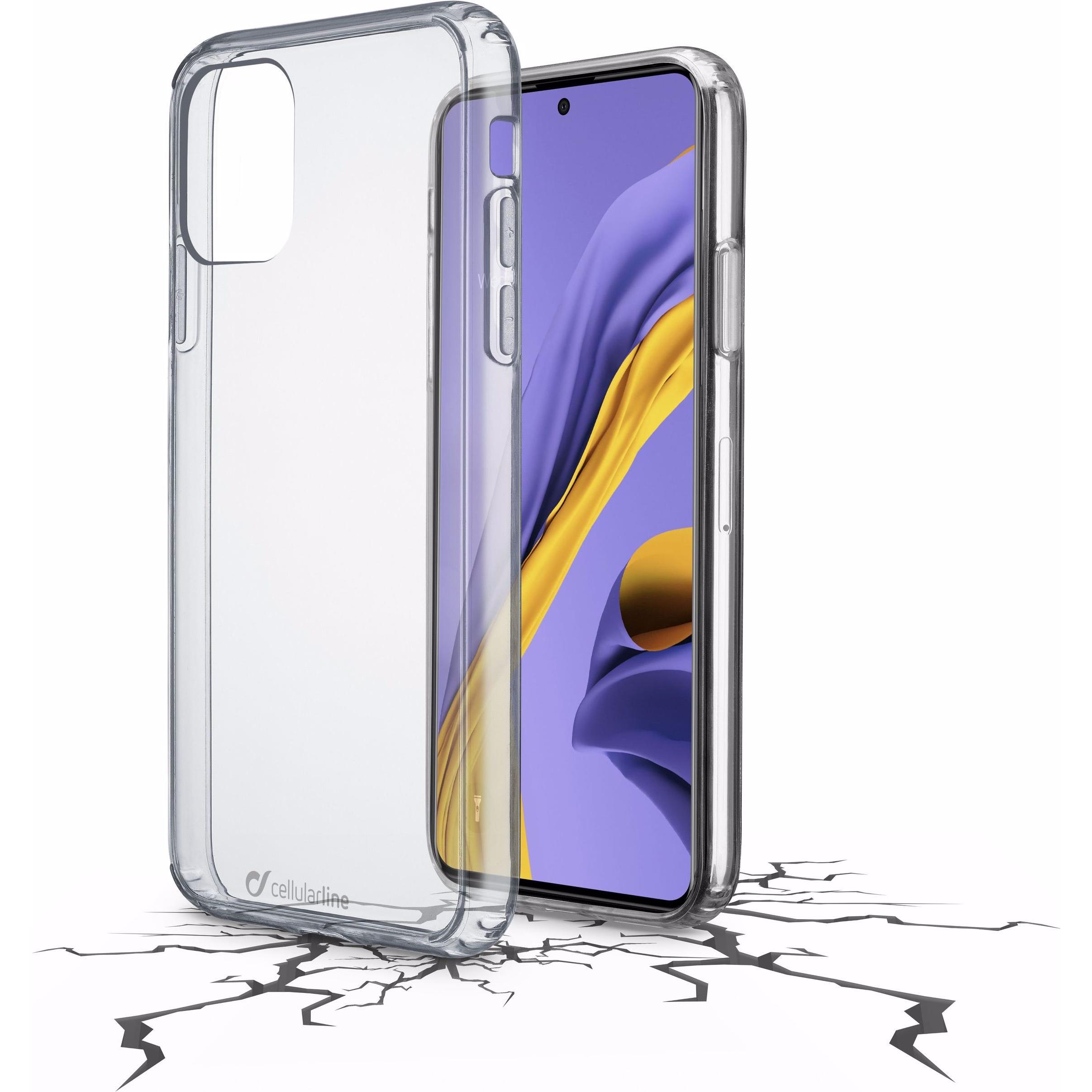 Cellularline Clear Duo (Samsung Galaxy A51), Cover Smartphone, Trasparente