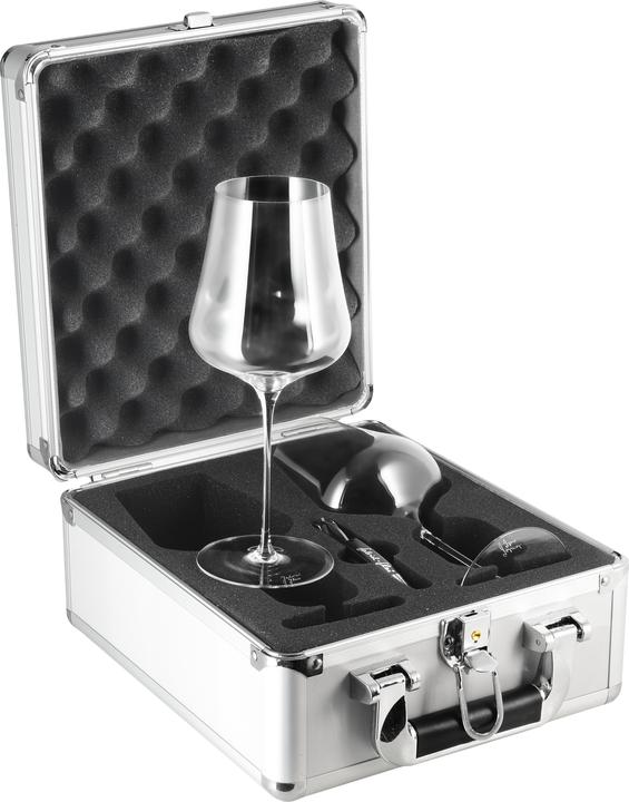 Actual product image Gabriel-Glas Travel Case Gold Edition (2 Glasses, Red wine glasses, White wine glasses)
