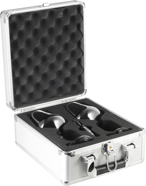 Actual product image Gabriel-Glas Travel Case Gold Edition (2 Glasses, Red wine glasses, White wine glasses)