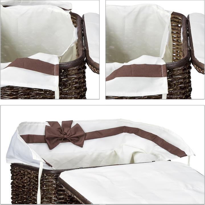 Actual product image Relaxdays Laundry basket
