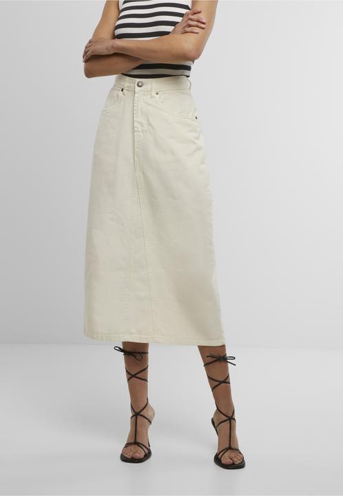 Actual product image Urban Classics Ladies Soft Denim Midi Skirt - 193361 (26)