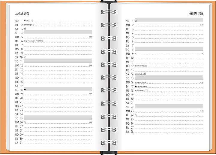 Image du produit Terminplaner 2026 Happymacher (10 x 15,5 cm, 1 semaine / 2 pages)