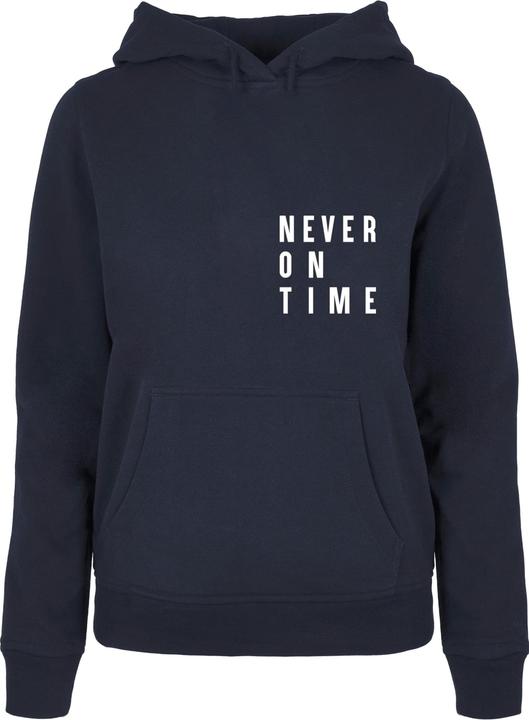 Actual product image MT Ladies Never On Time Basic Hoody navy L (L)
