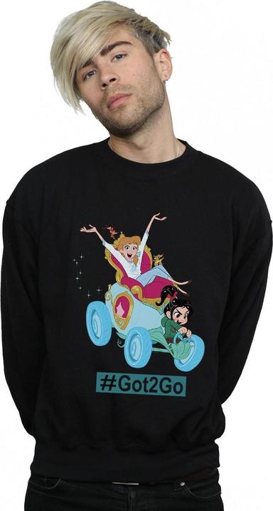 Immagine prodotto Disney Wreck It Ralph Cinderella And Vanellope Felpa Uomo (4XL)