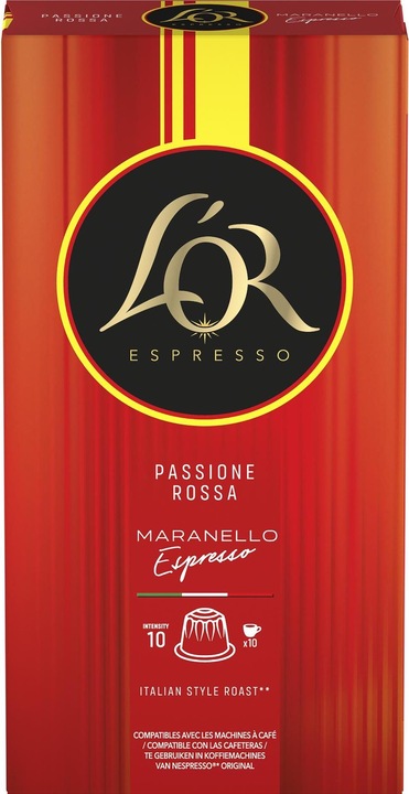 Produktbild L’OR Espresso L'Or Kaffeekapseln Maranello Espresso 10 Stück