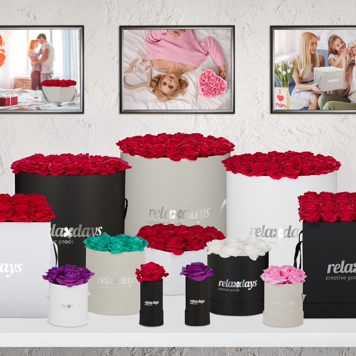 Produktbild Relaxdays Rosenbox (13 cm)