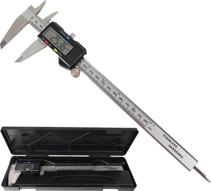 Produktbild Dönges Digital-Messchieber, LCD-Anzeige, CE, Messbereich 200 mm, 8 " (20 cm)