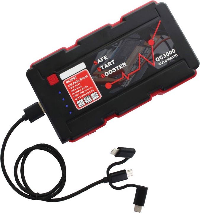Produktbild AccuCell Jumpstarter, KFZ Starthilfe (700 A, 7200 mAh)