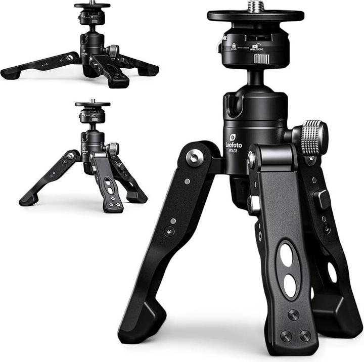 Produktbild Leofoto MV-324C Flip Lock Einbeinstativ aus Kohlefaser (Carbon, Metall)