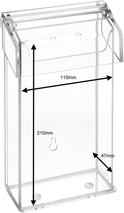 Produktbild Zeigis Wetterfester Prospekthalter mit Deckel