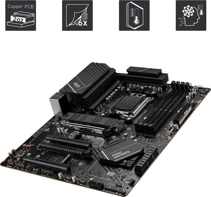 Actual product image MSI Pro B650M-P (AM5, AMD B650, mATX)