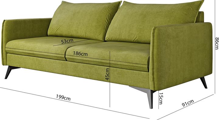 Immagine prodotto Ropez Juli Bis (3 posti, Set di tappezzerie, 2 posti, 1 posto)