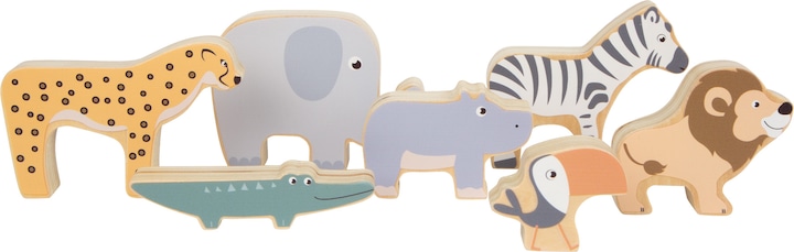 Actual product image small foot Stacking animals Safari