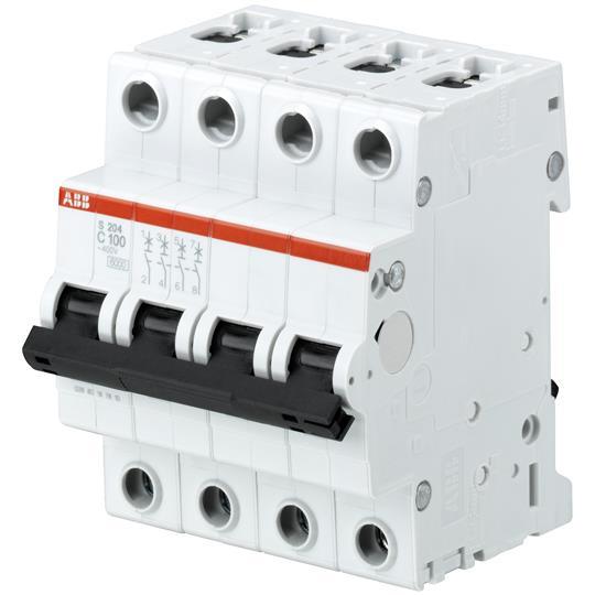 ABB, Schutzschalter, S204-B80 Sicherungsautomat B-Char., 6kA, 2CDS254001R0805
