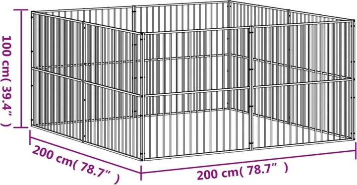 Immagine prodotto VidaXL Nafsika (Gabbia per cani)