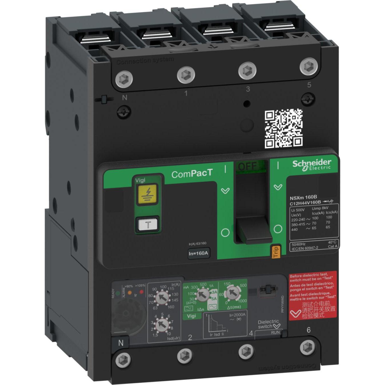 Schneider Electric, Stromgenerator, Kompaktleistungsschalter