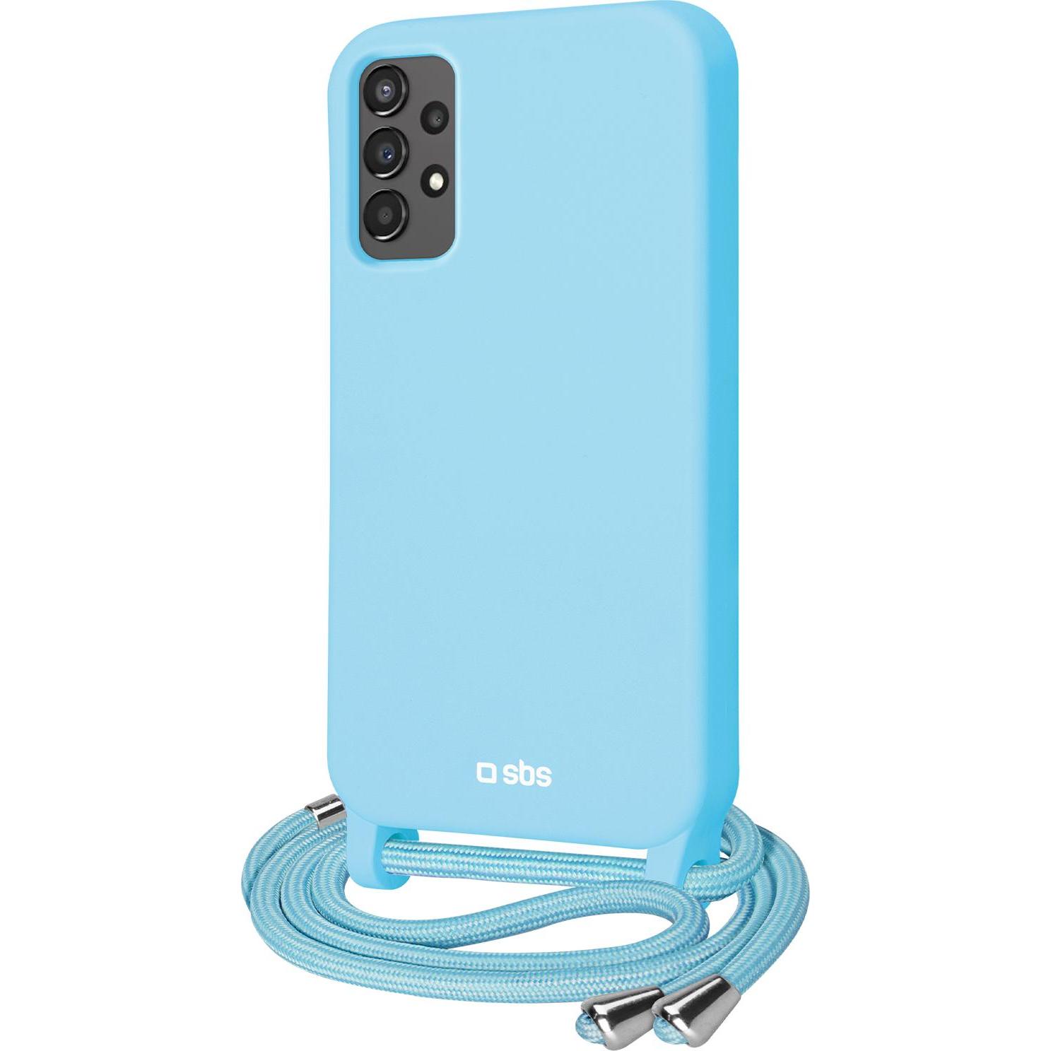 SBS Necklace Case für Samsung Galaxy A13 4G blue (Samsung Galaxy A13), Smartphone Hülle, Blau