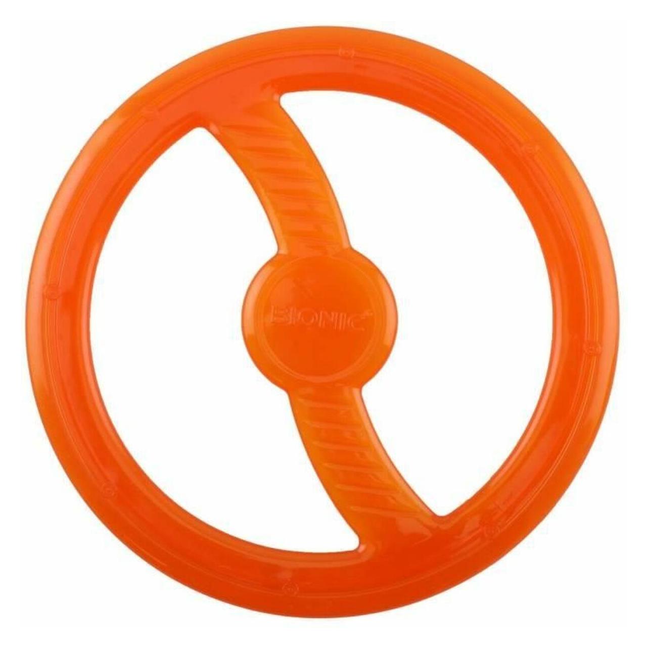 Jouet pour chien - BIONIC - Anneau Toss-N-Tug - Toutes tailles de chien - Caoutchouc ultra résistant - sans plomb, BPA ni phtalates