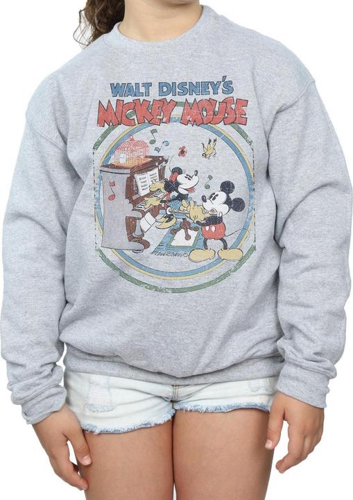 Produktbild Disney Mickey Mouse Piano Sweatshirt Mädchen (152, 158)