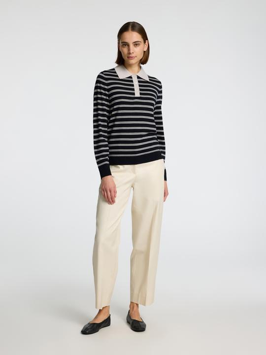 Image du produit Selected Femme 100% Merinowoll Langarm-Poloshirt (XS)