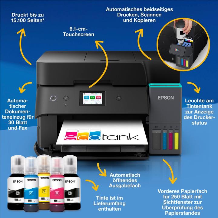 Actual product image Epson EcoTank ET-4955 (Ink tank, Colour)