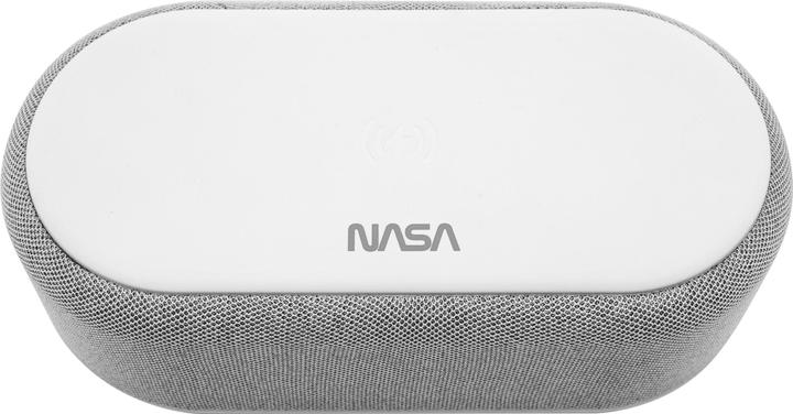 Produktbild Nasa Wecker, BT-Lautsprecher + QI-Charger mit LED-Licht