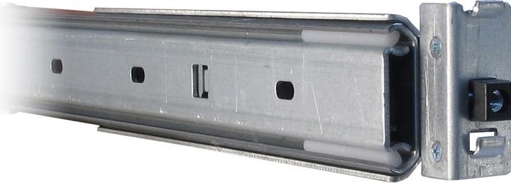 Actual product image Intertech 48.3 Telescopic rail set 650mm 2U - Silver
