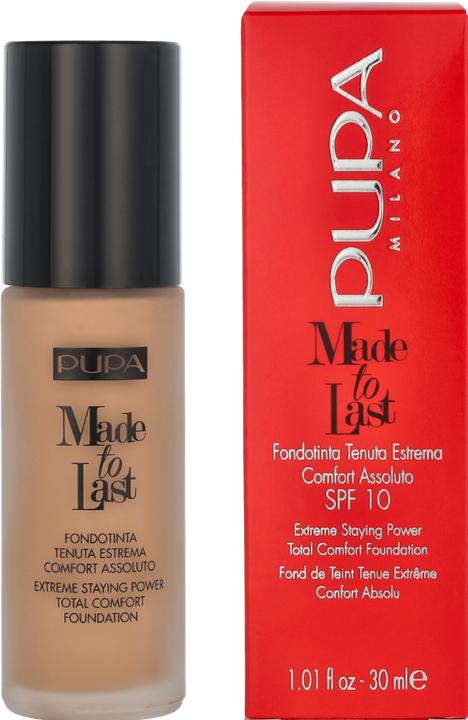 Image du produit Pupa Milano Pupa MADE TO LAST FOUNDATION Beige doré (060 Golden Beige)