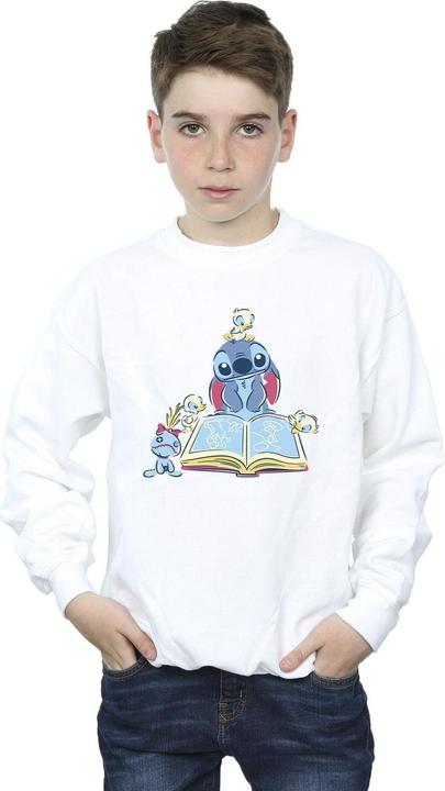 Immagine prodotto Disney Lilo & Stitch Reading A Book Felpa Ragazzi (140, 146)