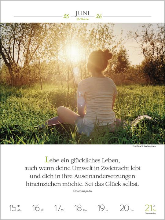 Produktbild Buddhistische Weisheiten 2026 (24 x 32 cm)