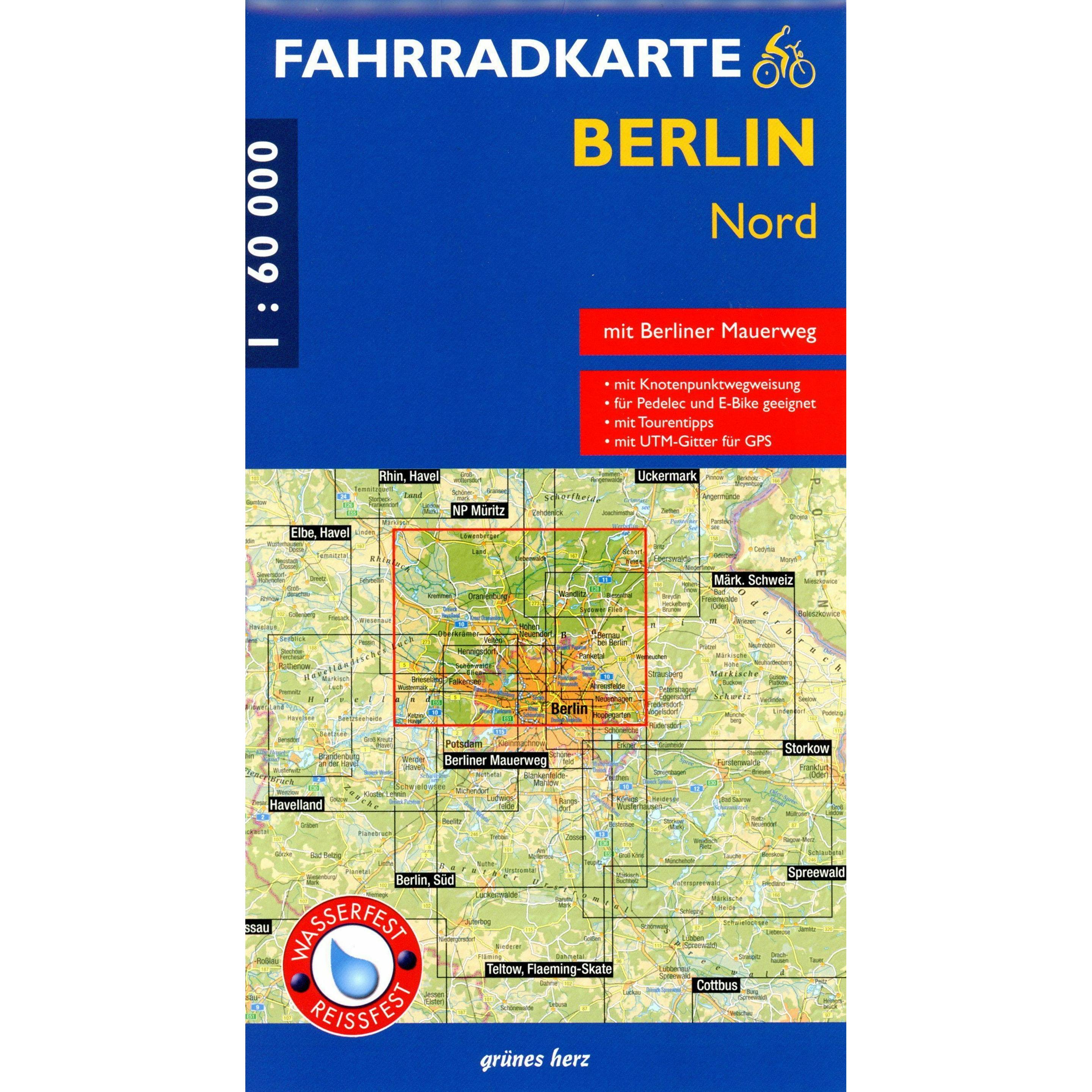 Grünes Herz Fahrradkarte Berlin Nord (40639215)