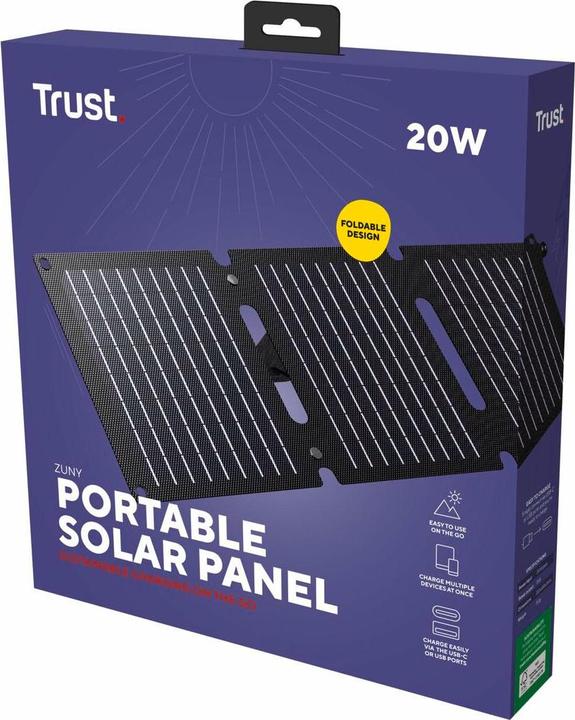 Actual product image Trust Zuny 20W Solar (20 W, 0.70 kg)
