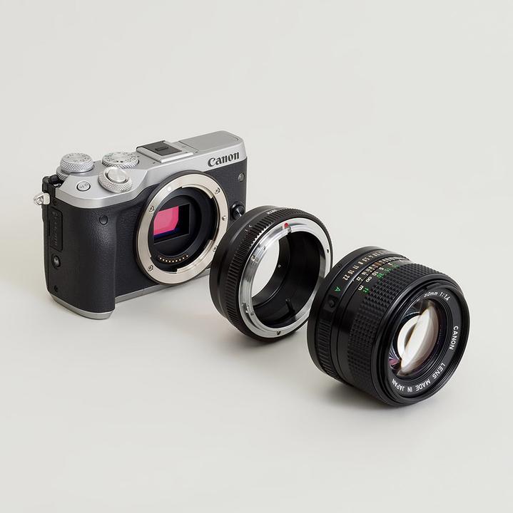 Actual product image Urth Lens Mount Adapter: Compatible with Canon FD Lens to Canon EF M Camera Body