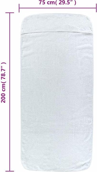 Immagine prodotto vidaXL Strandtuch (75 x 200 cm)