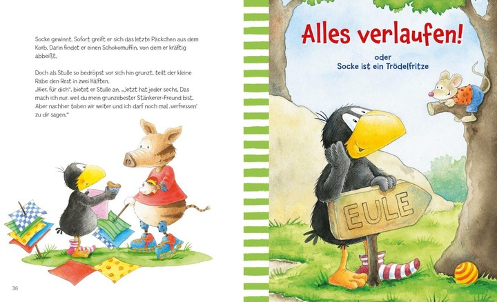 Immagine prodotto Moost:Der kleine Rabe Socke: Mit Socke (Tedesco, Nele Moost, Rodolfo Annet, 2024)