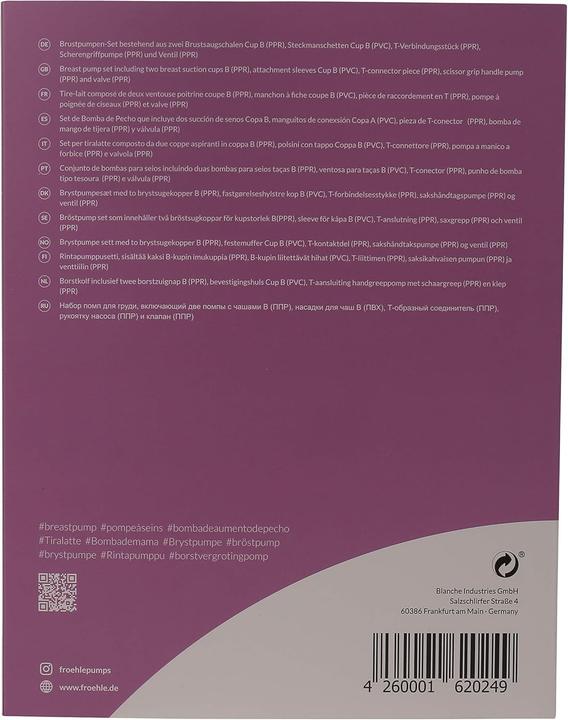 Actual product image Fröhle Breast Pump Duo