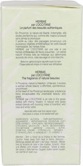 Immagine prodotto L'Occitane Herbae Eau de Parfum 90ml (Eau de parfum, 90 ml)