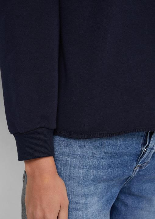 Produktbild s.Oliver Sweatshirt Sweatshirt im Relaxed Fit mit Rollsaum (48)