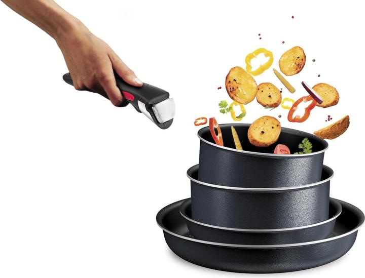 Productafbeelding Tefal Ingenio So Light Pannenset - 5-delig - Inductie (L7239523) (Kookpotten en pannenset, Aluminium)