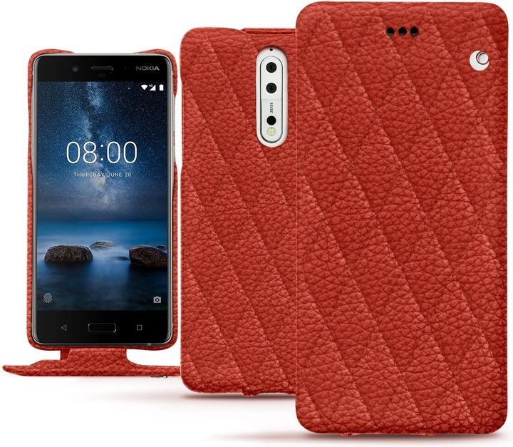Noreve Lederschutzhülle vertikal (Nokia 8)