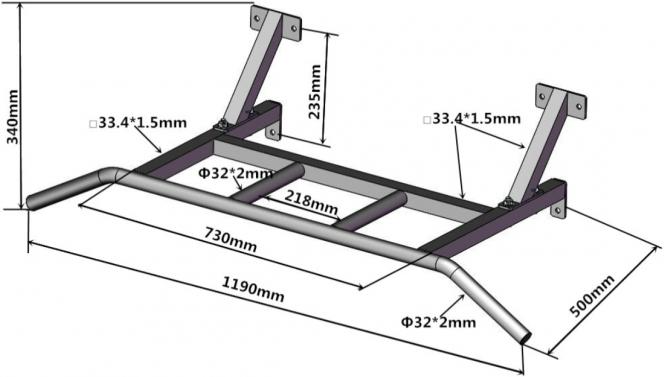 Produktbild Gorilla Sports Klimmzugstange - 909