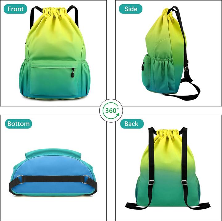 Produktbild Only-Bags.Store Sporttasche, wasserdichte Tasche mit grossem Fassungsvermögen mit Kordelzug Rucksack, Schwimmen