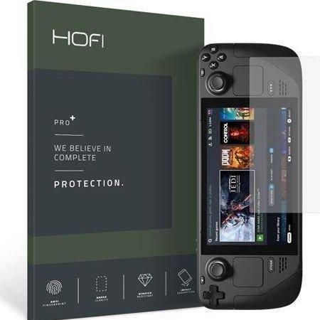 Actual product image Hofi Pro+ Steam Deck Clear Tempered Glass