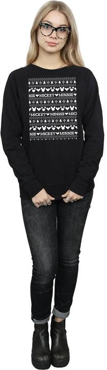 Immagine prodotto Disney Mickey And Minnie Christmas Fair Isle Felpa Donna (XL)
