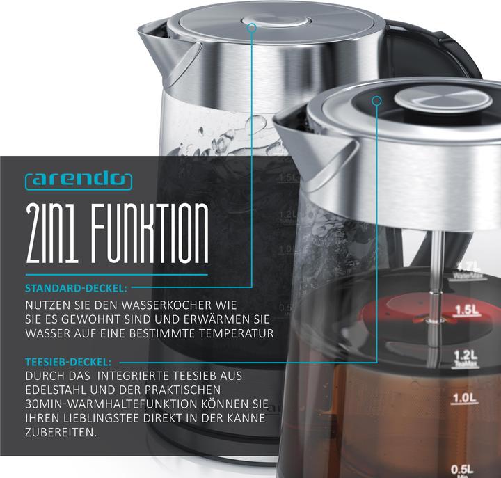Image du produit Arendo Wasserkocher (1.70 l)