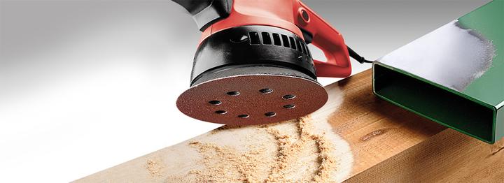 Actual product image kwb Velcro adhesive discs 115 perforated K120 (120)