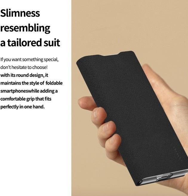 Actual product image GCS etui Bonnet Diary Sam Z Fold6 czarny/black AR10-02033A (Samsung Galaxy Z Fold6)
