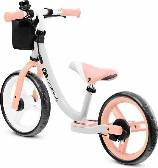 Actual product image KinderKraft SPACE 2021 balance bike peach coral