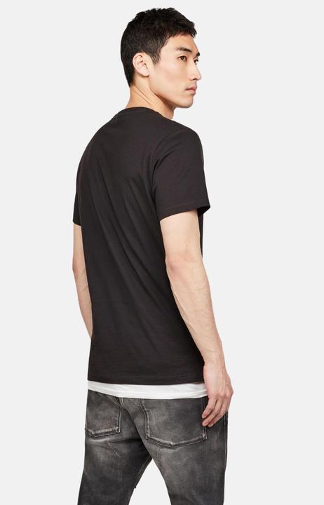 Actual product image G-Star Crew Neck Base T-Shirt Slim Fit Black (XXL)
