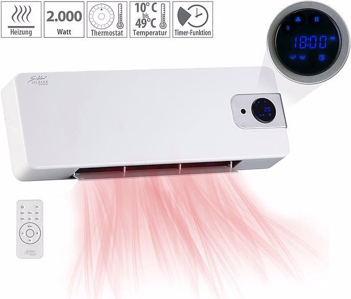 Actual product image Sichler Ceramic wall fan heater (1868 W)